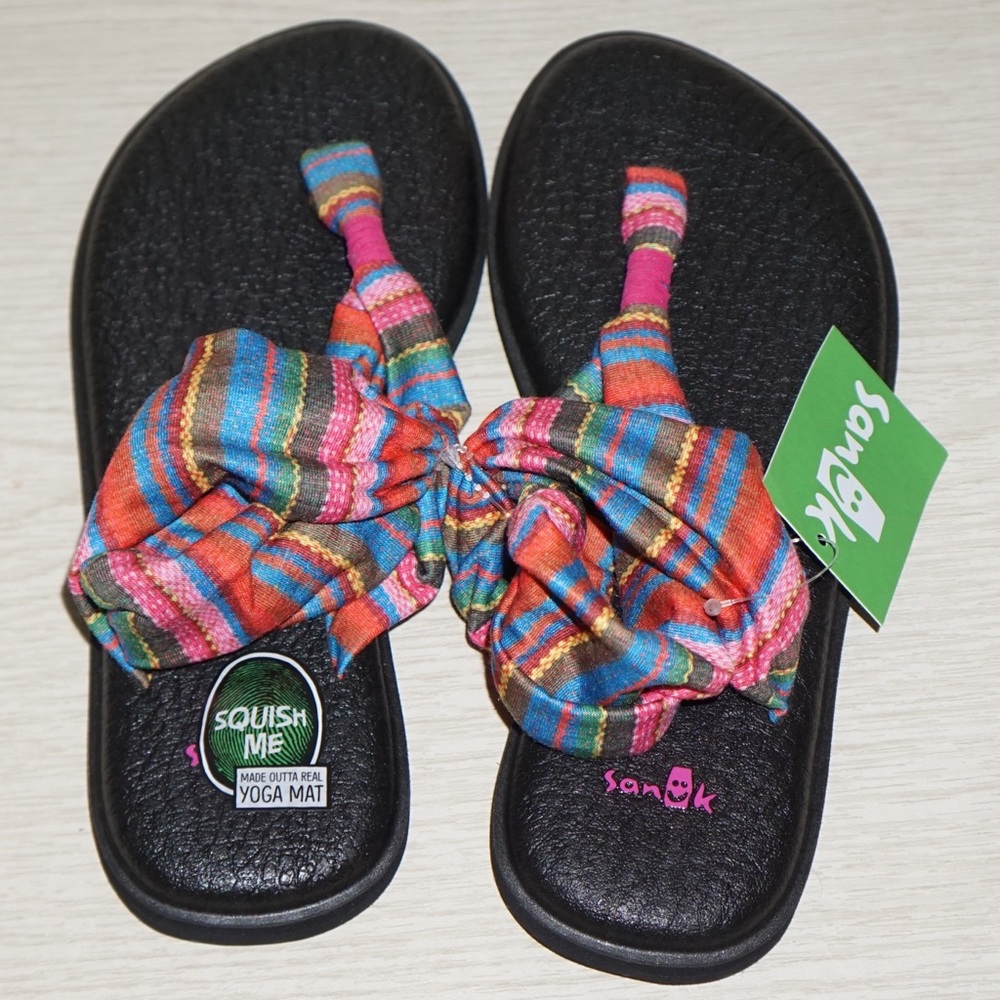 Sanuk Women's Yoga Sling 2 Prints Sandals Size 7 - Picture 2 of 5